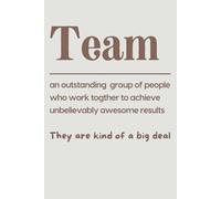 Funny Team definition notebook Meeting Notes & Teamwork Journal, Employee Appreciation Gift | Office Notebook for Work | Thank You Gift for Coworkers & Team Members (6x9, 120 Pages)