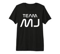 Funny Team MJ First Name Nickname Modern Camiseta Premium