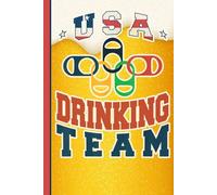 Funny Team USA Notebook: Patriotic Drink Can Art Journal for Office, College, Teachers, and Humor Lovers