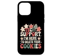 Funny Tech Support Eliminar Cookies Retro Christmas Holiday Carcasa para iPhone 12 Mini