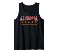 Funny Tennessee Alabama - Would Not Recommend, TN Orange Camiseta sin Mangas