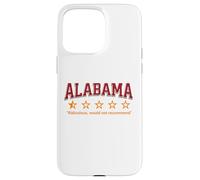 Funny Tennessee Alabama - Would Not Recommend, TN Orange Carcasa para iPhone 15 Pro MAX