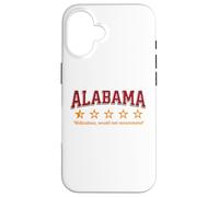 Funny Tennessee Alabama - Would Not Recommend, TN Orange Carcasa para iPhone 16