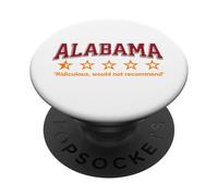 Funny Tennessee Alabama - Would Not Recommend, TN Orange PopSockets PopGrip Adhesivo