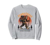 Funny Tennessee Hiking Sasquatch Bigfoot, Hiking & Camping Sudadera