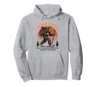 Funny Tennessee Hiking Sasquatch Bigfoot, Hiking & Camping Sudadera con Capucha