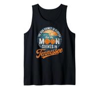 Funny Tennessee Moon Shines, Florida Sun Shines TN Humor Camiseta sin Mangas
