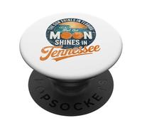 Funny Tennessee Moon Shines, Florida Sun Shines TN Humor PopSockets PopGrip Adhesivo
