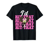 Funny Tennis Girl Tenis Mamá Mamá Día de la Madre I'd Hit That Camiseta