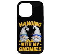 Funny Tennis Player Gnomes Quote - Hanging with My Gnomies Carcasa para iPhone 13 Pro