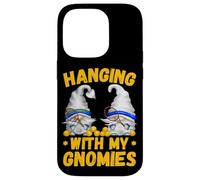 Funny Tennis Player Gnomes Quote - Hanging with My Gnomies Carcasa para iPhone 14 Pro