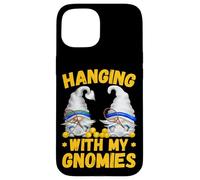 Funny Tennis Player Gnomes Quote - Hanging with My Gnomies Carcasa para iPhone 15