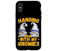 Funny Tennis Player Gnomes Quote - Hanging with My Gnomies Carcasa para iPhone X/XS
