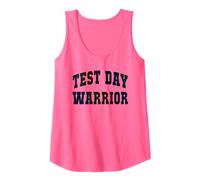 Funny Test Day Warrior Probando el Modo Maestro en Ciencias matemáticas Camiseta sin Mangas