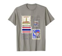 Funny Thailand Bkk Trip Solo Travel Summer Trip Stamp Lover Camiseta