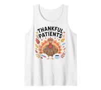 Funny Thankful for my Patients Thanksgiving Nurse Camiseta sin Mangas