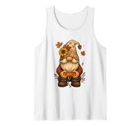 Funny Thanksgiving Autumn GNOME Gamer for Kids Boys Toddlers Camiseta sin Mangas