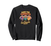 Funny Thanksgiving Day Gobble Gobble Fall Turkey Day Bird Sudadera