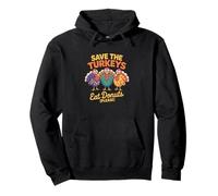Funny Thanksgiving Day Gobble Gobble Fall Turkey Day Bird Sudadera con Capucha