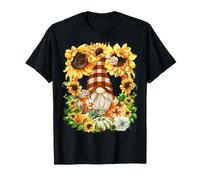Funny Thanksgiving GNOME For Sunflower Mom Pumpkin Spice Camiseta