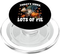 Funny Thanksgiving GNOME For Women Men Kids Cute Pumpkin Pie PopSockets PopGrip para MagSafe