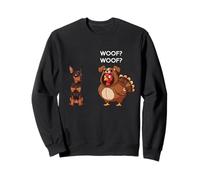 Funny Thanksgiving Miniature Pinscher and Turkey Sudadera