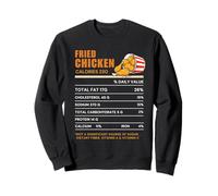 Funny Thanksgiving Nutrition Facts | Fried Chicken Holiday Sudadera
