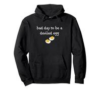 Funny Thanksgiving Party Dinner Bad Day to Be a Deviled Egg Sudadera con Capucha