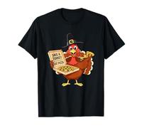 Funny Thanksgiving Save a Turkey Eat Pizza Camiseta