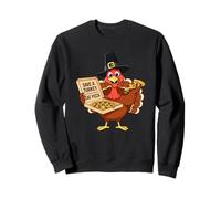 Funny Thanksgiving Save a Turkey Eat Pizza Sudadera