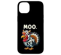 Funny Thanksgiving Turkey Moo Carcasa para iPhone 14 Plus