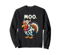 Funny Thanksgiving Turkey Moo Sudadera