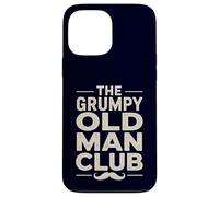 Funny The Grumpy Old Man Club, Divertido diseño de Bigote para Hombres Carcasa para iPhone 13 Pro MAX
