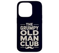 Funny The Grumpy Old Man Club, Divertido diseño de Bigote para Hombres Carcasa para iPhone 14 Pro