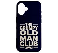 Funny The Grumpy Old Man Club, Divertido diseño de Bigote para Hombres Carcasa para iPhone 16
