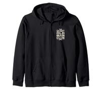 Funny The Grumpy Old Man Club, Divertido diseño de Bigote para Hombres Sudadera con Capucha