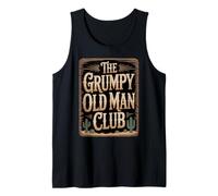 Funny The Grumpy Old Man Club, Divertido diseño de Cactus para Hombres Camiseta sin Mangas