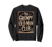 Funny The Grumpy Old Man Club, Divertido diseño de Cactus para Hombres Sudadera
