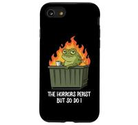 Funny The Horrors Persist But So Do I Japanese Kawaii Frog Carcasa para iPhone SE (2020) / 7/8