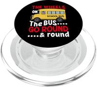 Funny The Wheels On The Bus Toddler Kids Boys PopSockets PopGrip para MagSafe