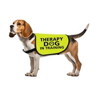 Funny Therapy - chaleco de terapia para perro, chaleco de asistencia para perros en entrenamiento, regalo de terapia (marca en mente)