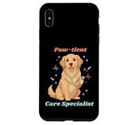 Funny Therapy Perro Médico Especialista Cuidado Humor Juego de Palabras para Mascotas Carcasa para iPhone XS MAX