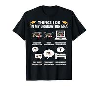 Funny Things I Do In My Graduation Era Senior Year Of 2026 Camiseta