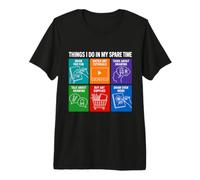 Funny Things I Do In My Spare Time Drawing Art Camiseta Premium