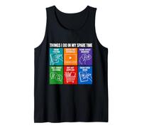 Funny Things I Do In My Spare Time Drawing Art Camiseta sin Mangas