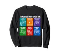 Funny Things I Do In My Spare Time Drawing Art Sudadera