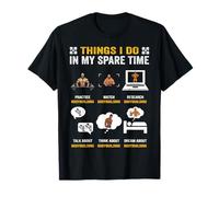Funny Things I Do In Spare Time Bodybuilding Camiseta