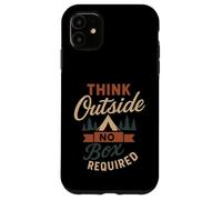 Funny Think Outside Camping Naturaleza Amante de la Vida SIL Carcasa para iPhone 11