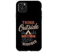 Funny Think Outside Camping Naturaleza Amante de la Vida SIL Carcasa para iPhone 11 Pro MAX