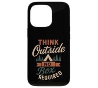Funny Think Outside Camping Naturaleza Amante de la Vida SIL Carcasa para iPhone 13 Pro